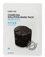 Тканевая маска для лица "Charcoal Charcoal Solution Mask Pack" (25 г)