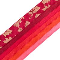 Набор декоративных лент "Красный микс" (0,6 см; 23 м; 5 шт.)