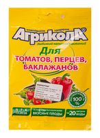 Удобрение для томатов, перцев, баклажанов "Агрикола" (50 г)