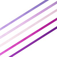 Набор декоративных лент "Фиолетовый микс" (0,6 см; 23 м; 5 шт.)