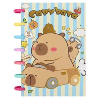 Блокнот "Капибары в машине" (А5)