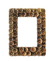 Рамка из гипса "Ромашка" (10х15 см; бронза винтаж)