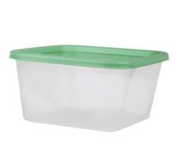 Контейнер для продуктов "Fusion" (1,1 л; серо-зелёный)
