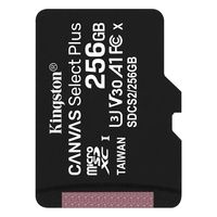 Карта памяти microSDXC 256GB Kingston Canvas Select Plus