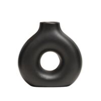 Подсвечник "Меланд" (50х100 мм; чёрный глянец)