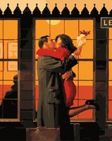 Картина по номерам "Долгожданный поцелуй" (400х500 мм)