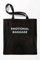 Сумка-шоппер "Emotional baggage" (черный)