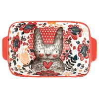 Блюдо для запекания фарфоровое "Kawaii Forest. Bunny" (220х125х50 мм)
