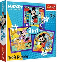 Пазл 4в1 "Микки Маус и друзья" (20/36/50 элементов)