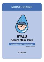 Тканевая маска для лица "Egg Planet Hyalu serum mask pack" (22 мл)