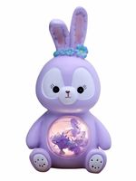 Ночник детский "Flower bunny" (purple)