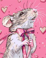 Картина по номерам "Крыска" (400х500 мм)