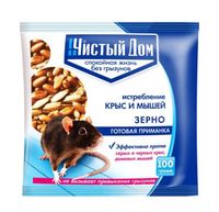 Зерновая приманка от грызунов "Истребление крыс и мышей" (100 г)