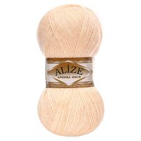 Пряжа "Angora Gold №681" (100 г; 550 м; ярко-персиковый)