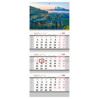 Календарь настенный квартальный на 2024 год "Эльбрус" (29,5х66 см)