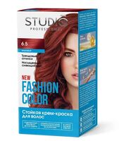 Крем-краска для волос "Fashion Color" тон: 6.5, вишнёвый