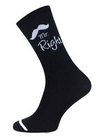 Носки "Mr.Right" (чёрный)