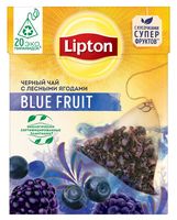 Чай черный "Lipton. Blue Fruit Tea" (20 пакетиков)