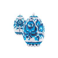 Набор для бисероплетения "Яйцо пасхальное. Гжель"