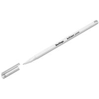 Ручка гелевая белая "Brilliant Metallic" (0,8 мм)