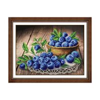 Набор для вышивания бисером "Ягодка черничка" (200х280 мм)