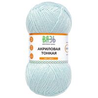 Пряжа "Акриловая тонкая №510" (100 г; 360 м; голубой)