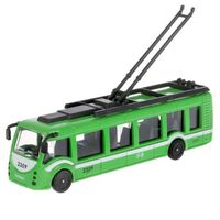 Машинка инерционная "Троллейбус" (зелёный)