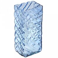 Ваза стеклянная "Волчок 1" (22,5 см; прозрачный)