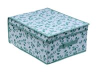 Коробка для хранения с крышкой "Листья" (35х45х20 см)