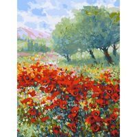 Картина по номерам "Весна в Провансе" (300х400 мм)