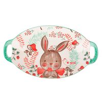Блюдо сервировочное "Kawaii Forest. Rabbit" (270х160х40 мм)