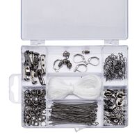 Набор фурнитуры для украшений (черный никель)