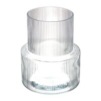 Ваза стеклянная (15х11х18 см)