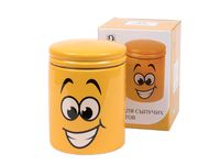 Банка керамическая "Smile" (123х102х145 мм)