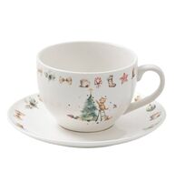 Чашка с блюдцем "Волшебный праздник"