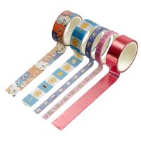 Набор клейких декоративных лент "Bubble animals" (5 шт.)