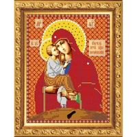 Вышивка бисером "Пресвятая Богородица Почаевская" (249х191 мм)