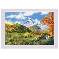 Набор для вышивания "Горная деревня" (400х600 мм)