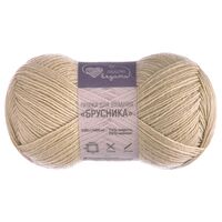 Пряжа носочная "Брусника №801" (100 г; 400 м; песочный)