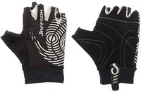 Перчатки велосипедные "SCG 46-0336" (S; чёрно-серые)