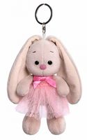 Мягкая игрушка-брелок "Зайка Ми в розовой юбке" (14 см)