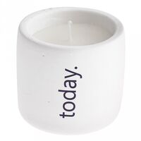 Свеча декоративная "Today" (белый)