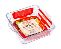 Блюдо для запекания стеклянное (15х13х4 см)