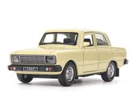 Машинка инерционная "Ретроавтомобиль" (светло-желтый)