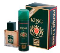 Подарочный набор "King" (туалетная вода, пена для бритья)