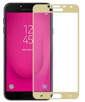 Защитное стекло CASE Full Glue для Samsung Galaxy J4 (глянец; золотое)