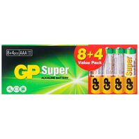 Батарейка GP Super Alkaline 24A8/4ЕТ-2ЕРВ12 (12 шт.)