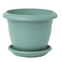 Горшок с поддлоном "Терра" (6 л, нефрит)