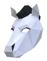 3D-конструктор "Маска Лошадь Неона"