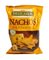 Чипсы кукурузные "Delicados. Со вкусом сыра" (150 г)